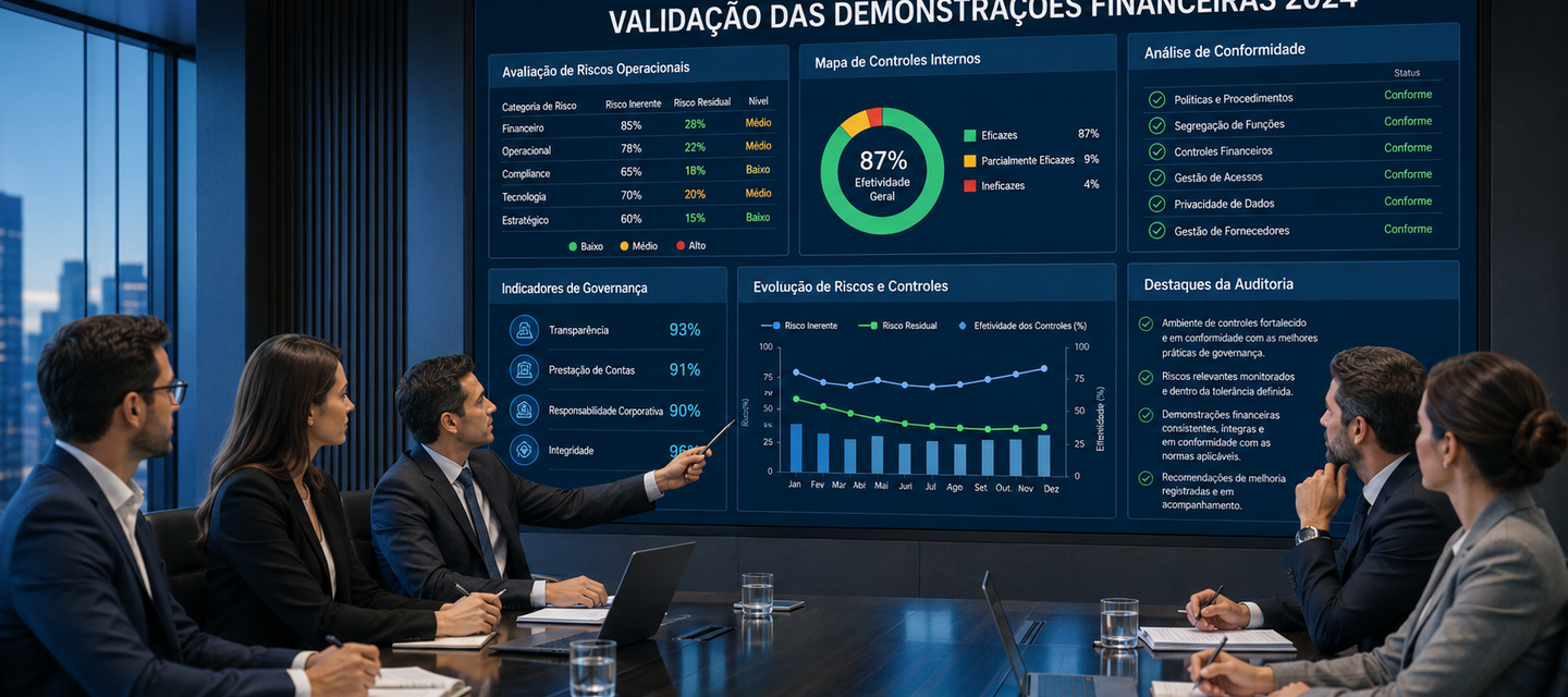 Ilustra serviços de auditoria